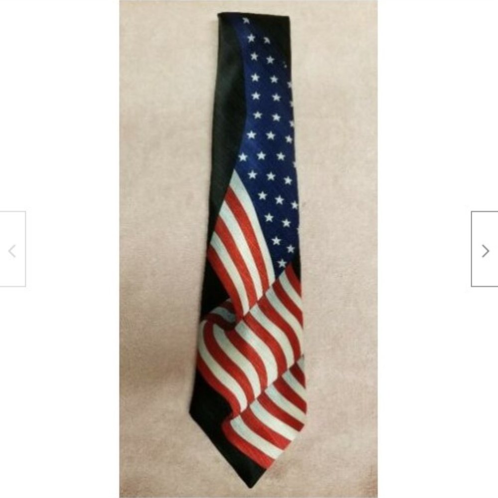 American Traditions Men's U.S.A. Necktie - Picture 1 of 5